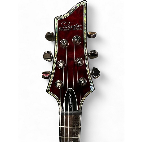 Used Schecter Guitar Research Custom XXX Hellraiser C1 Black Cherry Solid Body Electric Guitar