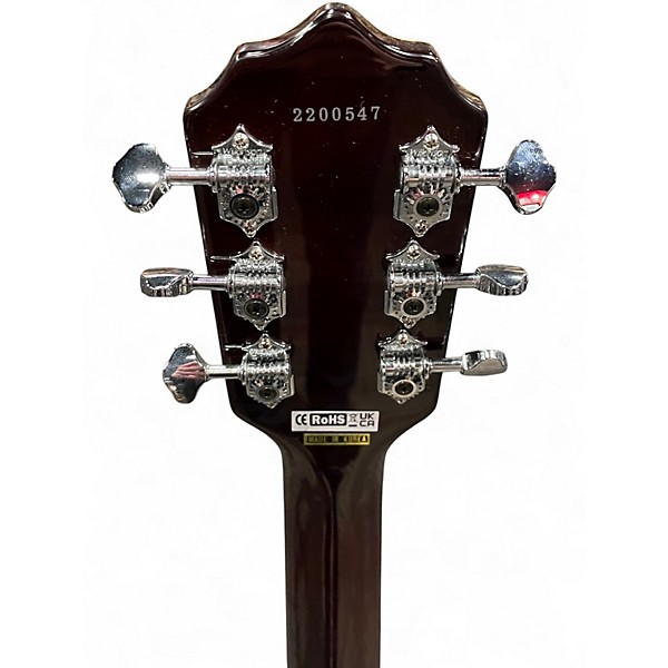 Used Airline Tuxedo Gold Top Hollow Body Electric Guitar