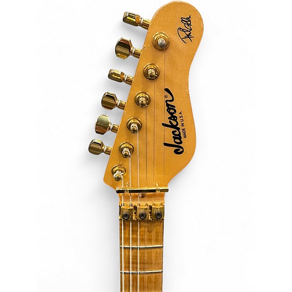 Used Jackson PC1 USA Phil Collen Signature Trans Amber Solid Body Electric Guitar