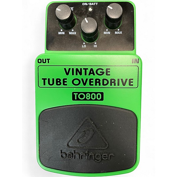 Used Behringer TO800 Vintage Tube Overdrive Effect Pedal