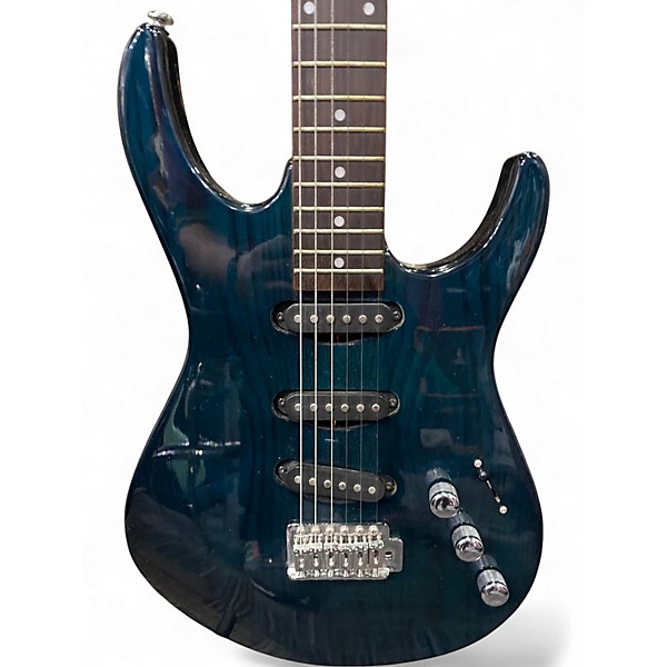 Used Samick stratocaster Turquoise Solid Body Electric Guitar