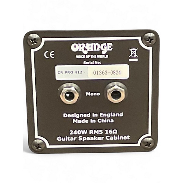 Used Orange Amplifiers CR PRO 4X12  Guitar Cabinet