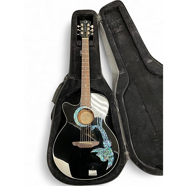 Used Luna FAUNA PHOENIX BLK Acoustic Guitar