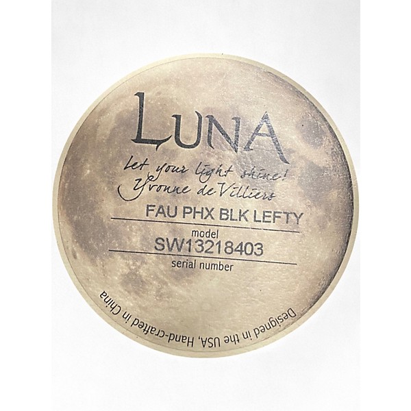 Used Luna FAUNA PHOENIX BLK Acoustic Guitar