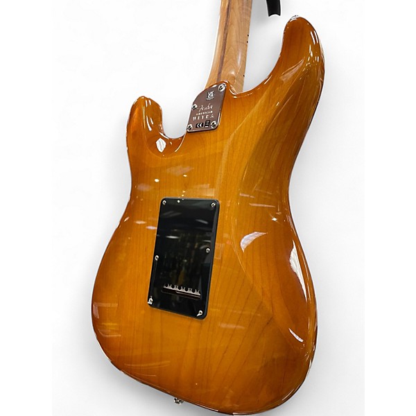 Used Fender American Ultra Stratocaster Limited Ed Roasted Maple Neck Honeyburst Solid Body Electric Guitar