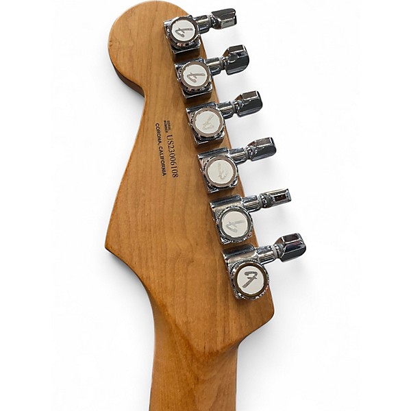 Used Fender American Ultra Stratocaster Limited Ed Roasted Maple Neck Honeyburst Solid Body Electric Guitar