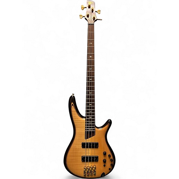 Used Ibanez Sr1400 Natural Electric Bass Guitar