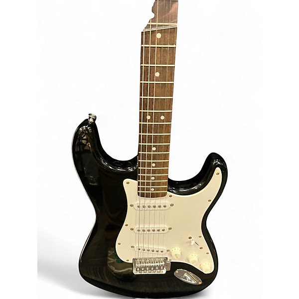 Used Squier Affinity Stratocaster Black Solid Body Electric Guitar