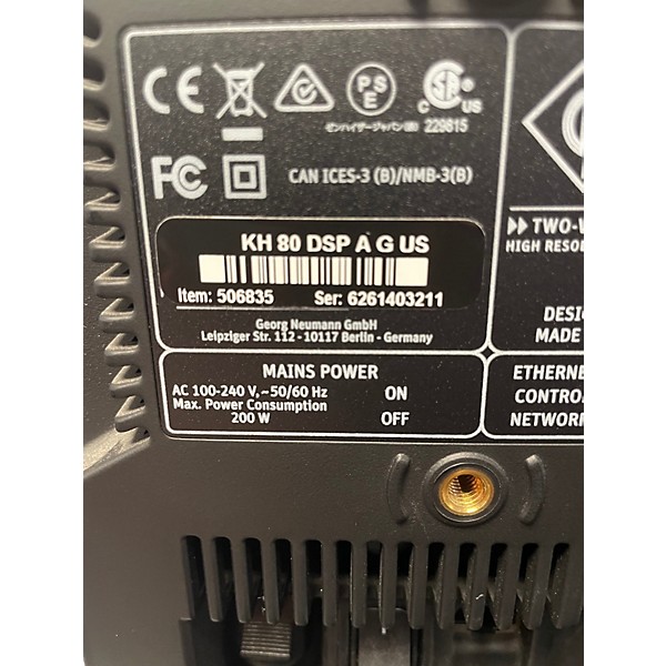 Used Neumann KH 80 DSP Powered Monitor