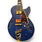 Used D'Angelico dlx sstp blue Hollow Body Electric Guitar