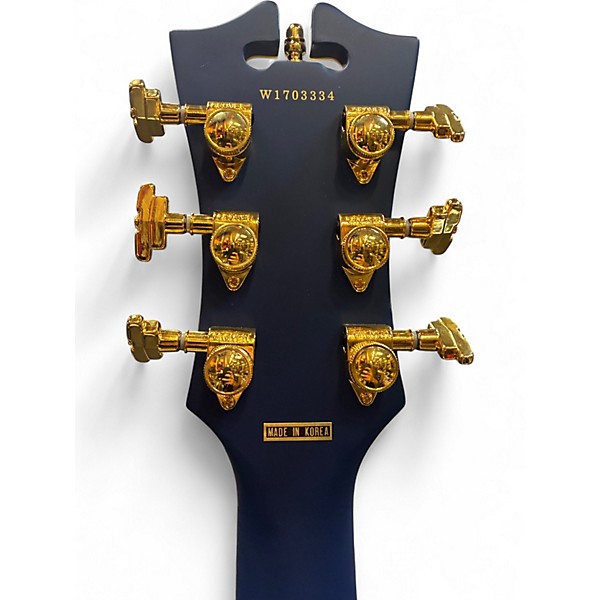 Used D'Angelico dlx sstp blue Hollow Body Electric Guitar