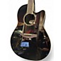 Used Ovation CS24-5 Black Acoustic Electric Guitar