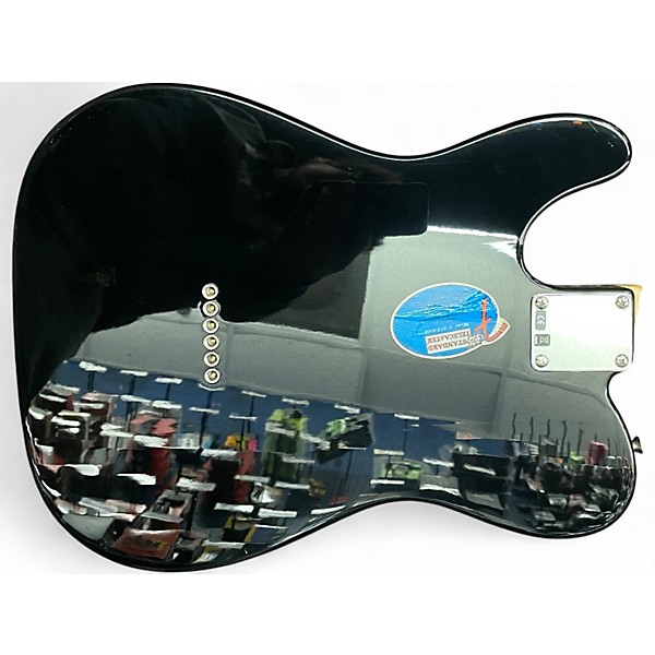 Used Fender Standard Telecaster Black and White Solid Body Electric Guitar