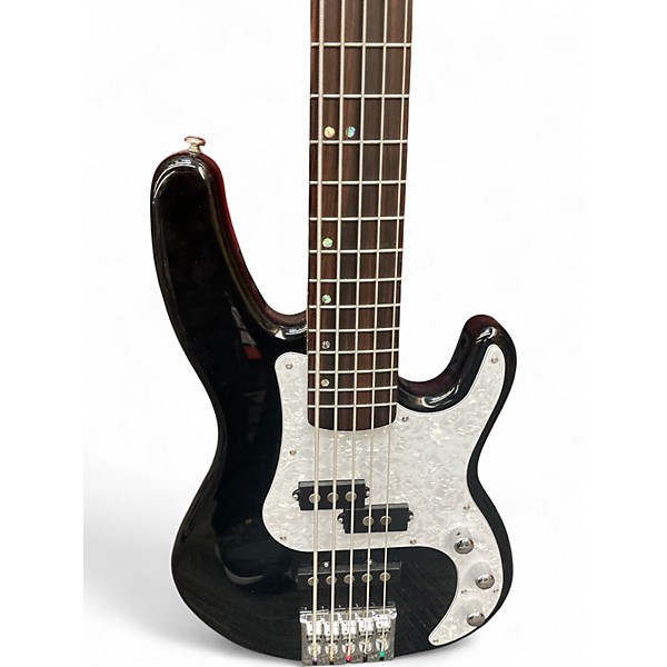 Used Mitchell TB505 5 String Black Electric Bass Guitar