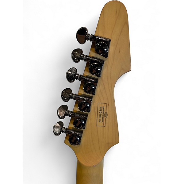 Used Schecter Guitar Research Damien Elite Avenger Floyd Rose Left Handed Black Electric Guitar