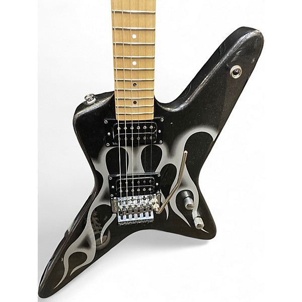 Used Kramer TRACII GUNS VOYAGER BLACK Solid Body Electric Guitar