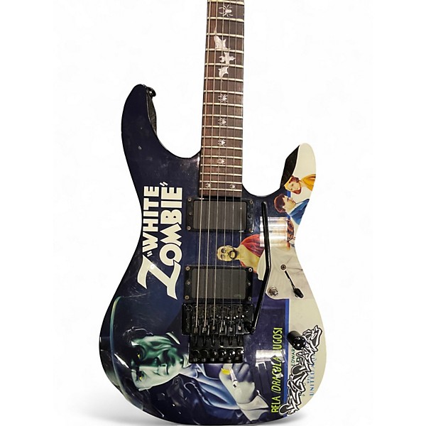 Used ESP LTD KH-WZ WHITE ZOMBIE ZOMBIE Solid Body Electric Guitar