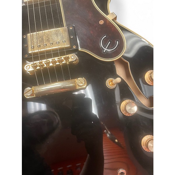 Used Epiphone Sheraton II PRO Black Hollow Body Electric Guitar