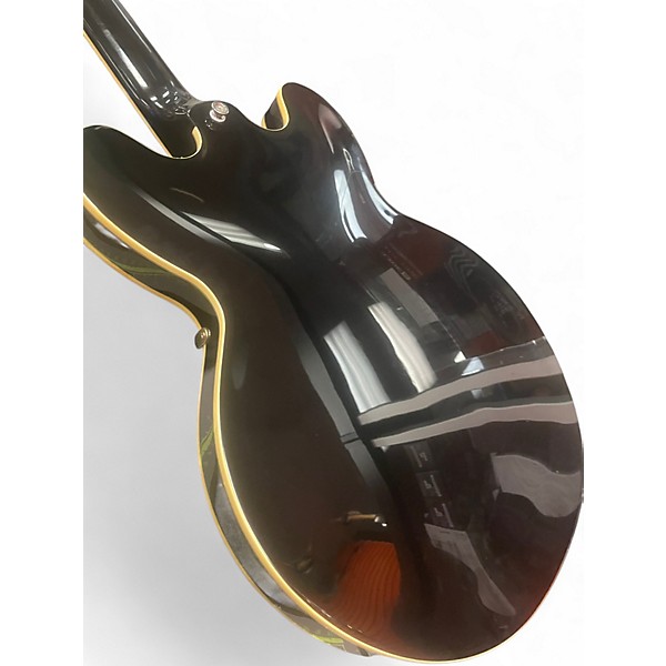 Used Epiphone Sheraton II PRO Black Hollow Body Electric Guitar