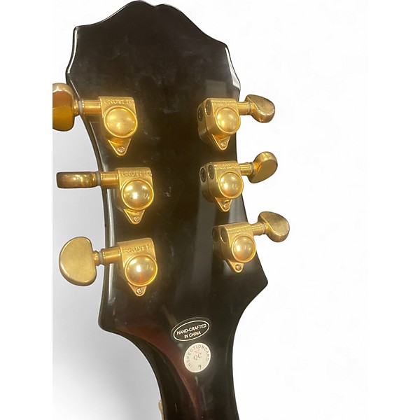 Used Epiphone Sheraton II PRO Black Hollow Body Electric Guitar