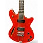 Used Schecter Guitar Research TSH1 Red Hollow Body Electric Guitar