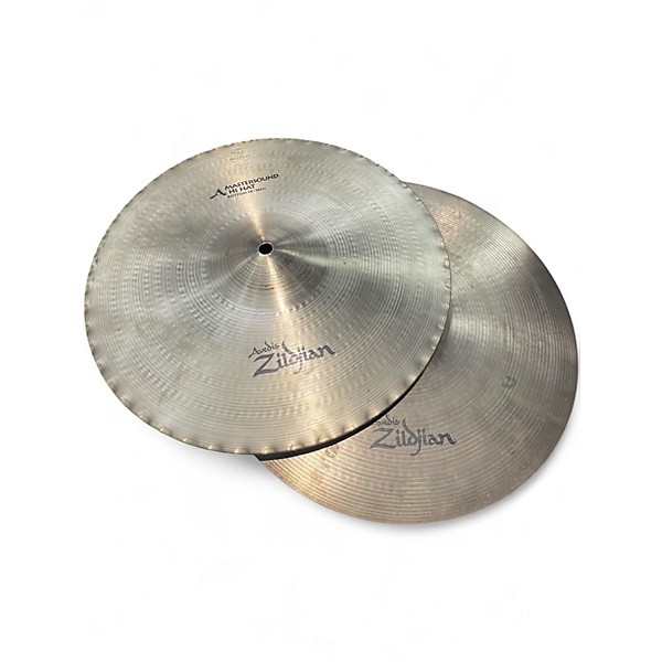 Used Zildjian 14in Mastersound Hi Hat Pair Cymbal