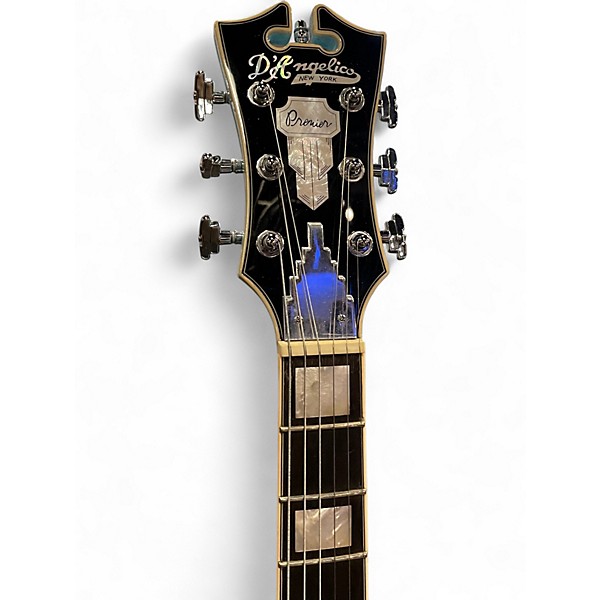 Used D'Angelico Premier Series SS Sky Blue Hollow Body Electric Guitar