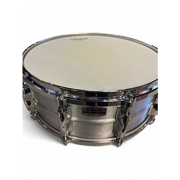 Used Yamaha 14X5.5 Recording Custom Aluminum Snare RAS1455 Aluminum Drum