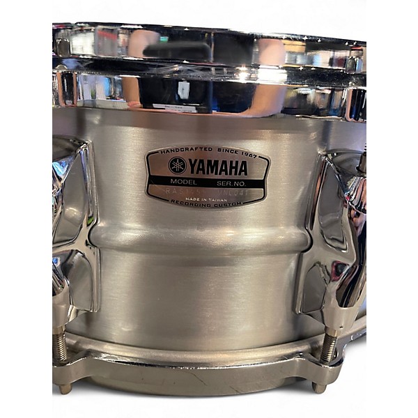 Used Yamaha 14X5.5 Recording Custom Aluminum Snare RAS1455 Aluminum Drum