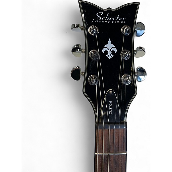 Used Schecter Guitar Research Tempest Custom white Solid Body Electric Guitar