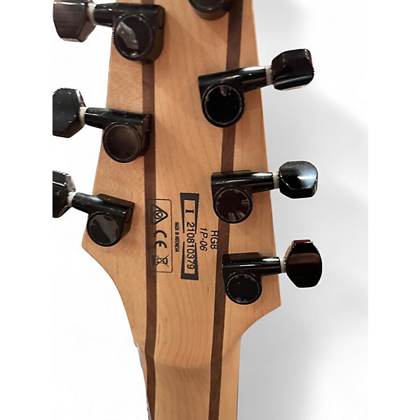 Used Ibanez RG8 8 String Arctic White Solid Body Electric Guitar