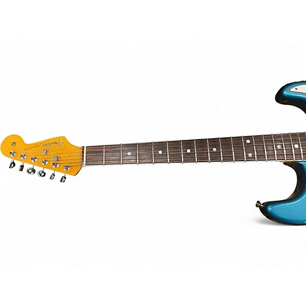 Used Fender Artist Series Eric Johnson Stratocaster Aqua Fire Mist Solid Body Electric Guitar