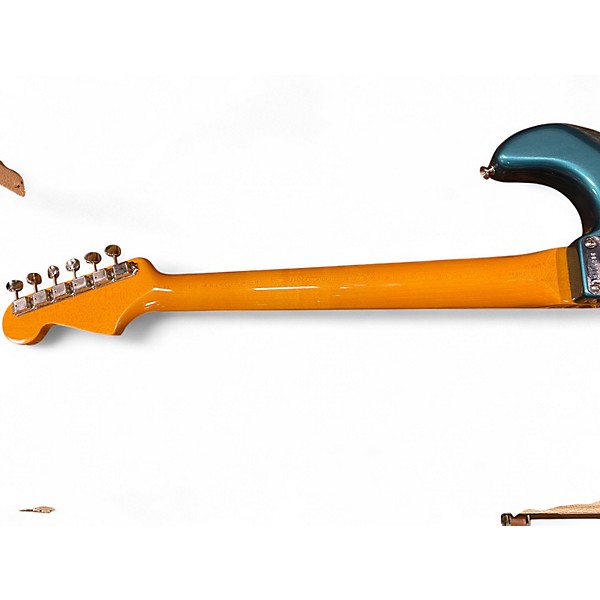 Used Fender Artist Series Eric Johnson Stratocaster Aqua Fire Mist Solid Body Electric Guitar