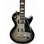 Used Epiphone Les Paul Custom Black and Silver Solid Body Electric Guitar