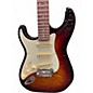 Used 2010s G&L Legacy QMT Left Handed 3 Tone Sunburst Solid Body Electric Guitar