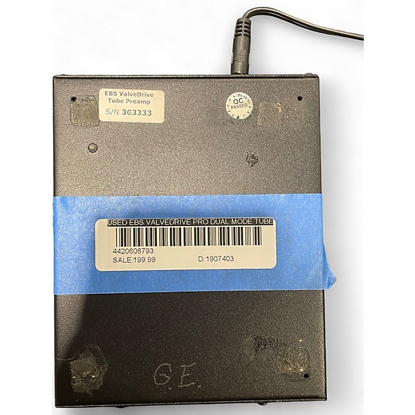 Used EBS ValveDrive Pro Dual Mode Tube Overdrive Tube Bass Preamp