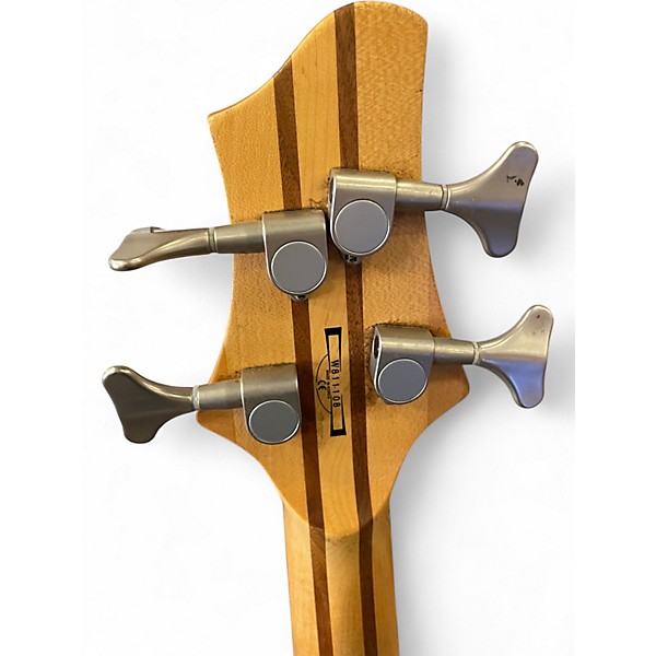 Used Ibanez BTB400QM Amber Electric Bass Guitar