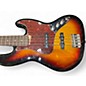 Used Squier Vintage Modified Jazz Bass 3 Tone Sunburst Electric Bass Guitar
