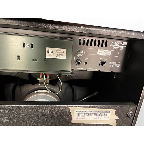 Used Line 6 Spider IV 75W 1x12 Guitar Combo Amp