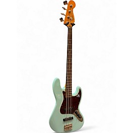 Used 2023 Squier Classic Vibe 1960S Jazz Bass Daphne Blue Electric Bass Guitar