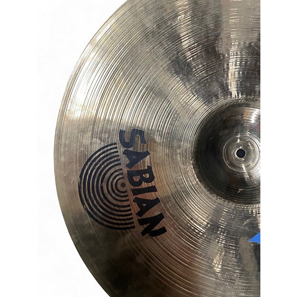 Used SABIAN 20in AA Rock Ride Brilliant Cymbal