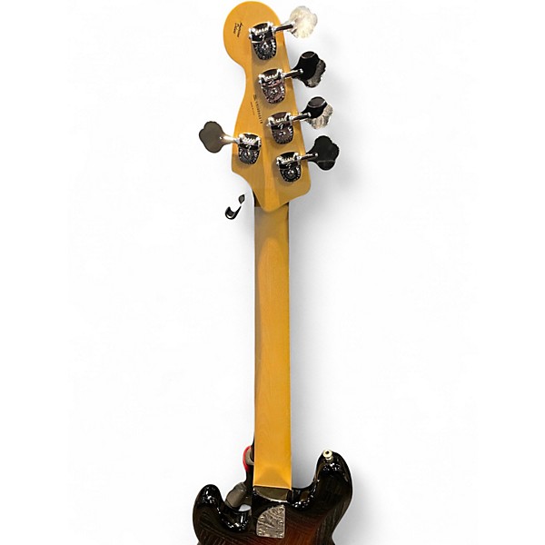 Used Fender American Deluxe Jazz Bass V 3 Color Sunburst Electric Bass Guitar