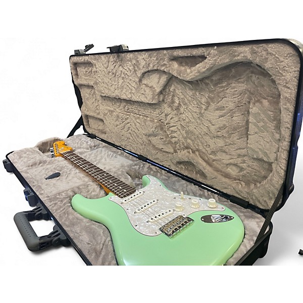 Used 2024 Fender CORY WONG STRATOCASTER Surf Green Solid Body Electric Guitar