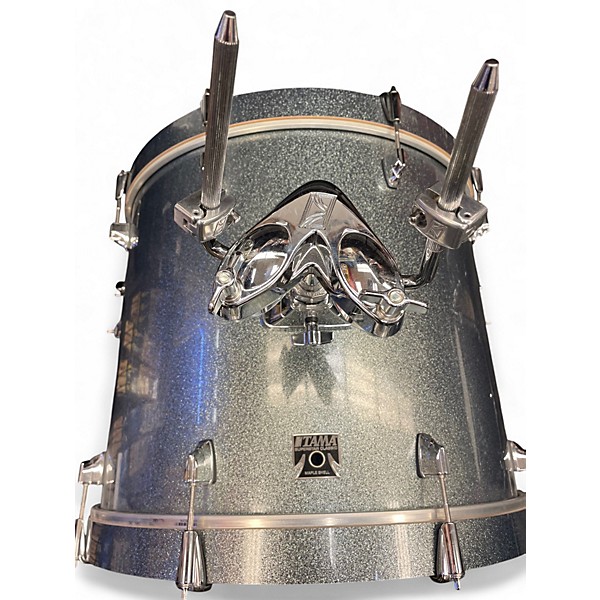 Used TAMA 5 Piece Superstar Classic sea blue sparkle Drum Kit