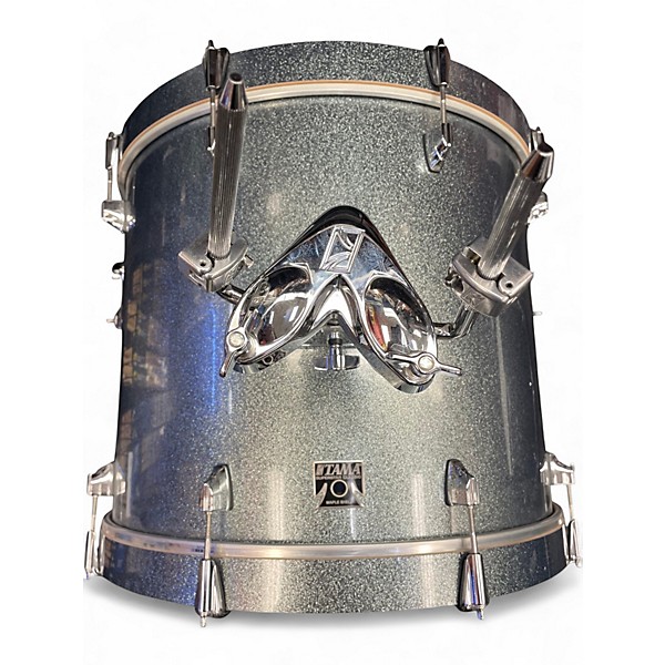 Used TAMA 5 Piece Superstar Classic sea blue sparkle Drum Kit