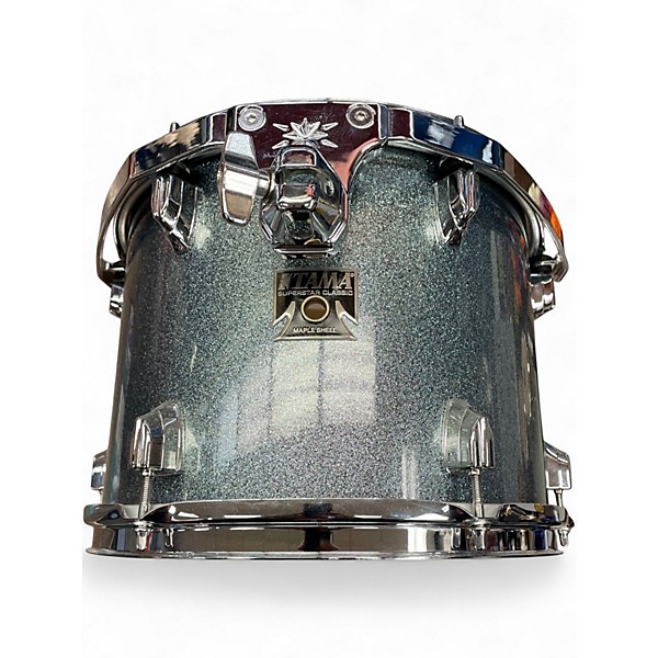 Used TAMA 5 Piece Superstar Classic sea blue sparkle Drum Kit