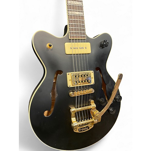 Used Gresch G2655TG Satin Black Hollow Body Electric Guitar