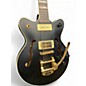 Used Gresch G2655TG Satin Black Hollow Body Electric Guitar