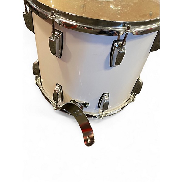 Used Ludwig 15in Marching Tom Alpine White Drum