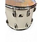 Used Ludwig 15in Marching Tom Alpine White Drum